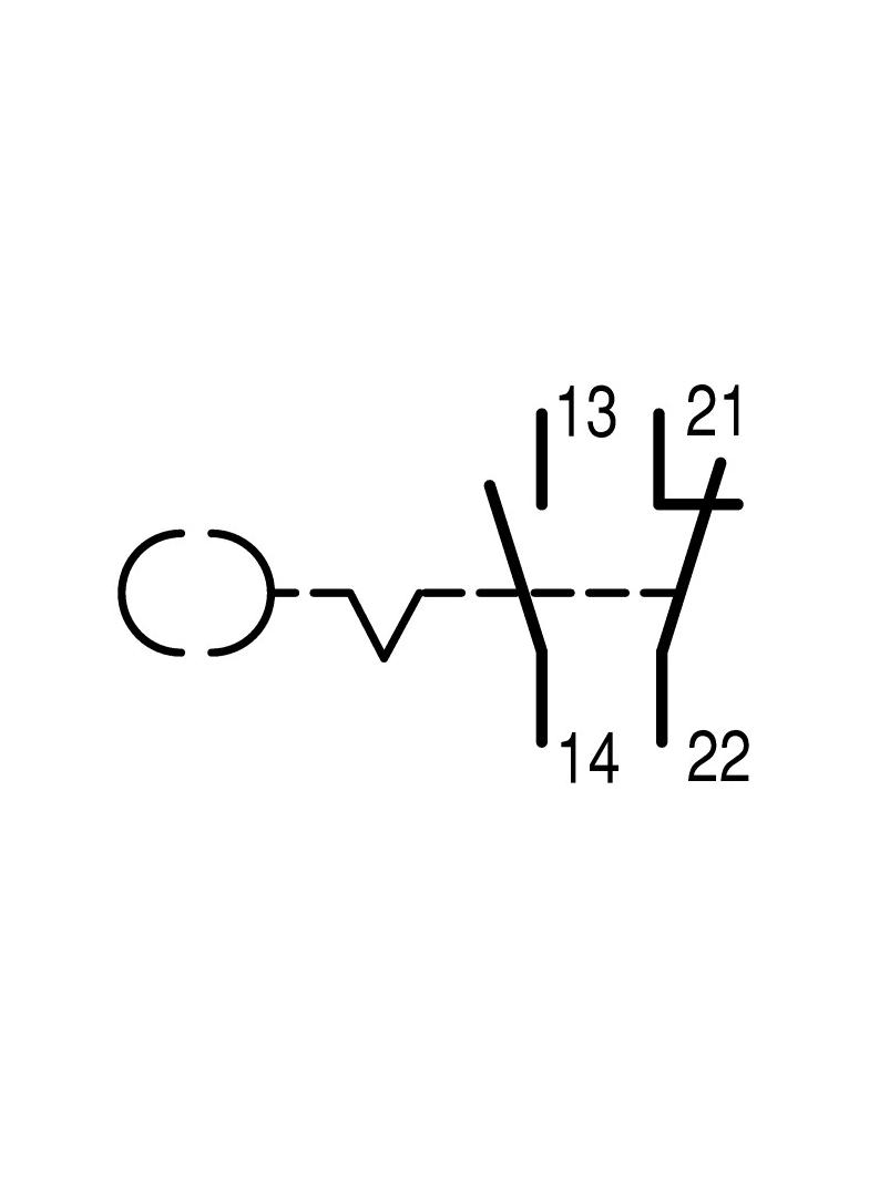 M22-WRS/K11 Przycisk sterowniczy 22mm czarny 1Z 1R 216517 EATON