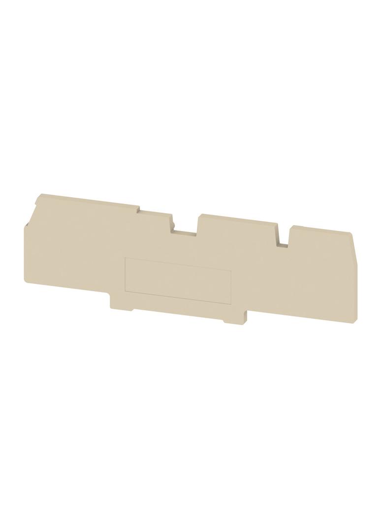ZAP/TW ZTTR2.5 Płyta separacyjna (terminal), Płyta zamykająca i pośrednia, 87 mm x 27.2 mm, Ciemnobeżowy /50szt./ 1865520000 WEIDMÜLLER