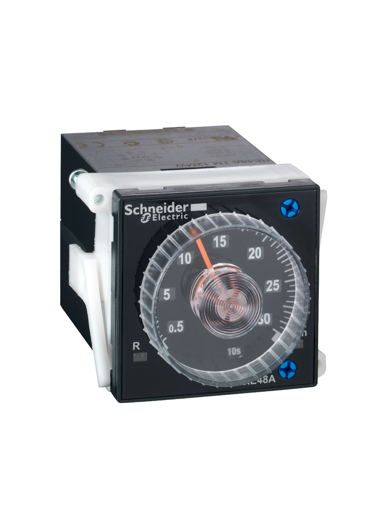 Zelio Time Przekaźnik czasowy 24/240V AC/DC, zakres 0,02s…300h, styk 2 C/O 5A