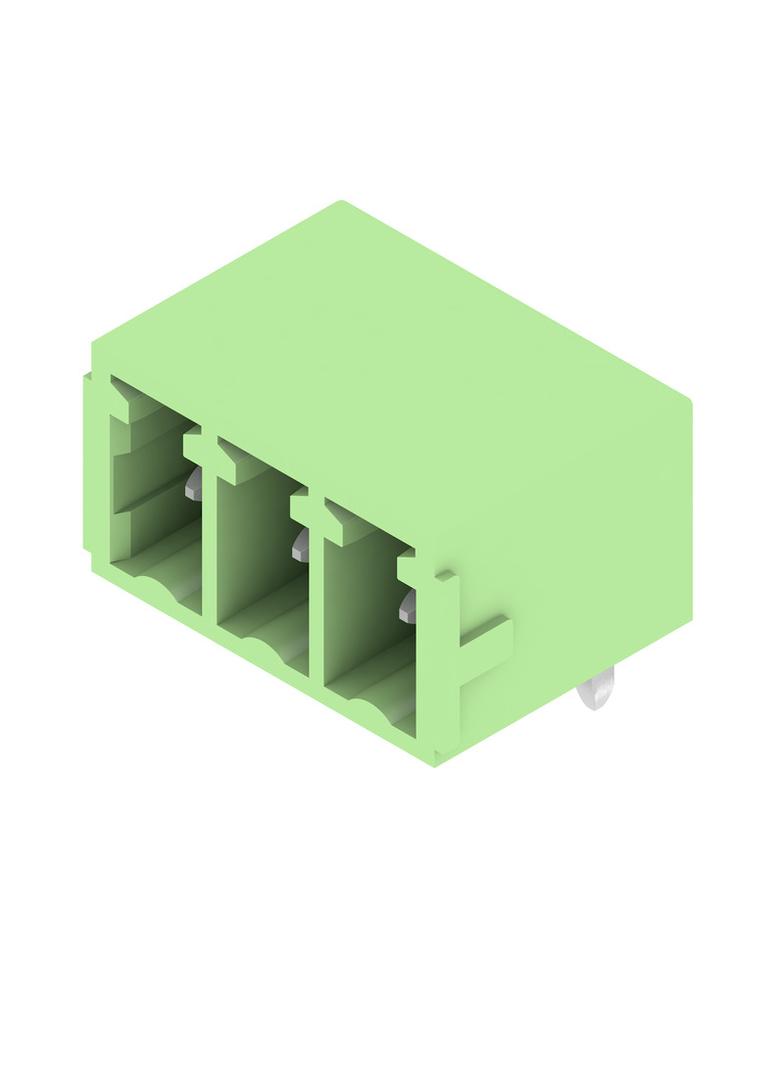 SC 3.81/03/90G 3.2SN GN BX Wtyki PCB (złącza płyty), 3.81 mm, Liczba biegunów: 3, kąt odejścia: 90° /138szt./ 1793250000 WEIDMÜLLER