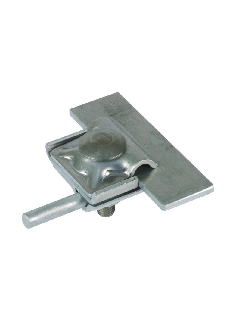 Zacisk krawędziowy prosty 0,7-10 mm, do drutu 8-10 mm, Al