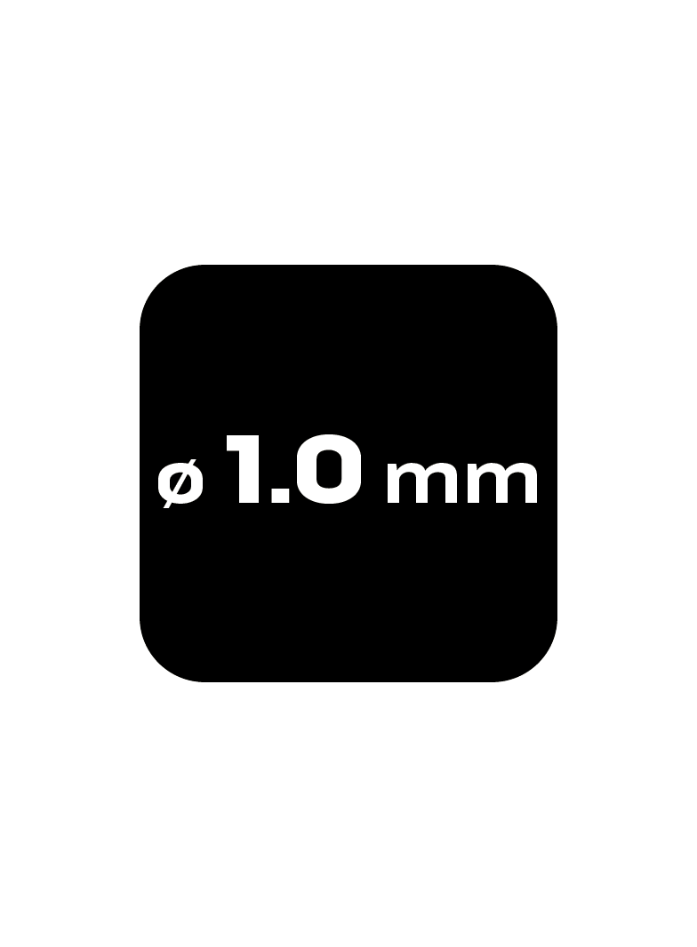 Wiertła do metalu HSS-Co 1.0 mm, 5 szt.