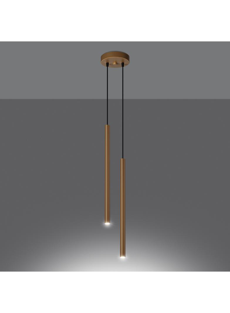 Sollux Lampa wisząca PASTELO 2 złota SL.1305