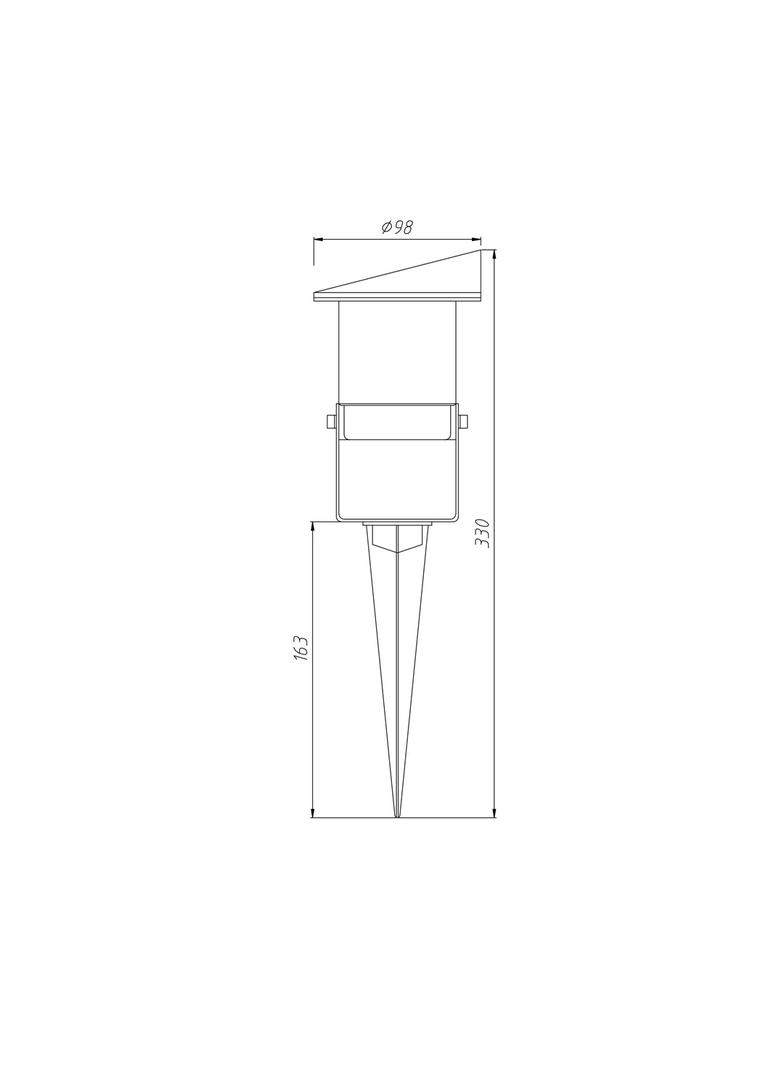 Reflektor Ogrodowy Vilo 1xGU10 IP65