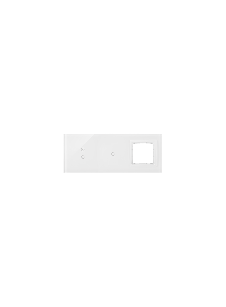 Simon 54 Touch Panel dotykowy S54 Touch 3 moduły 2 pola dotykowe pionowe+1 pola dotykowe+1 otwór na