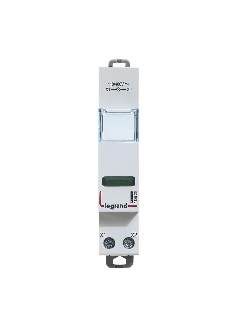 LAMPKA POJEDYNCZA LED ZIELONA 110/400V, Legrand