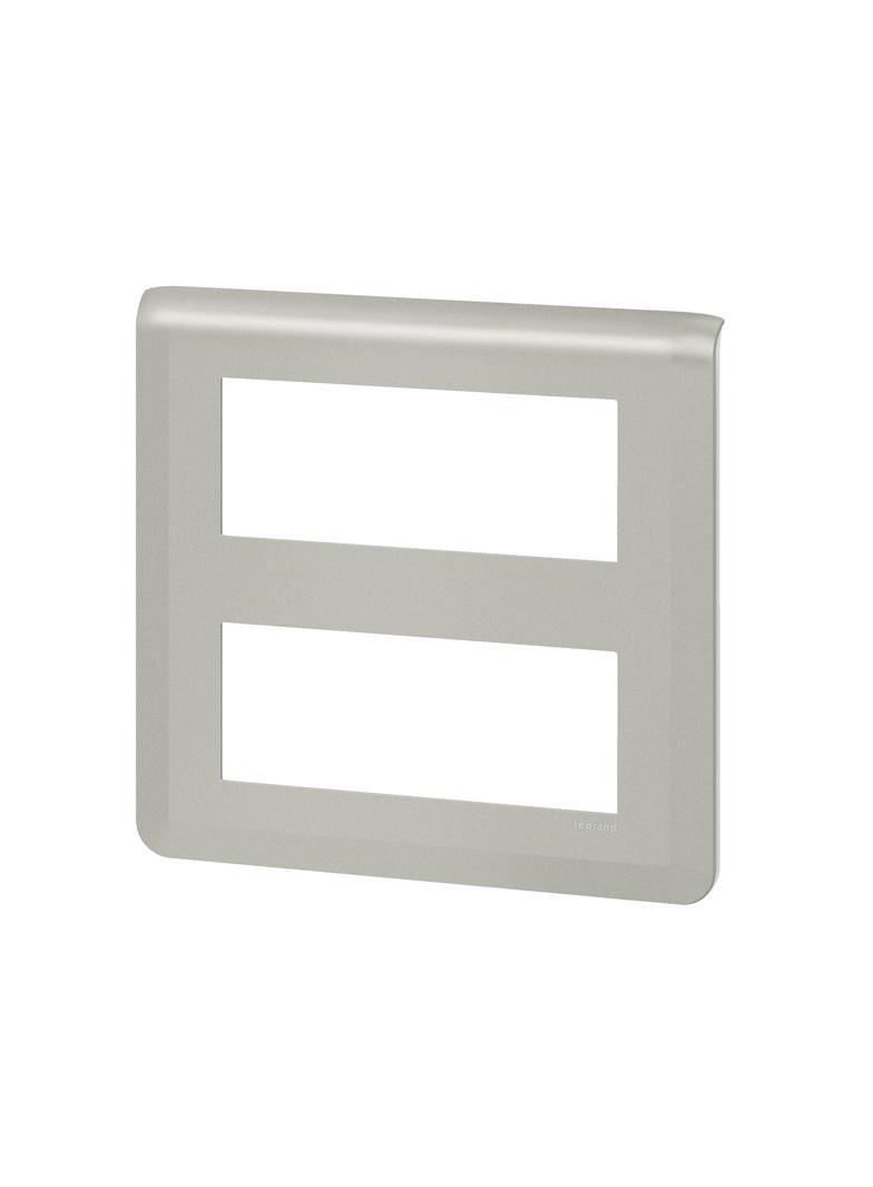 Mosaic - Ramka 2x5 Modułowa Pozioma - Aluminium 079330L LEGRAND