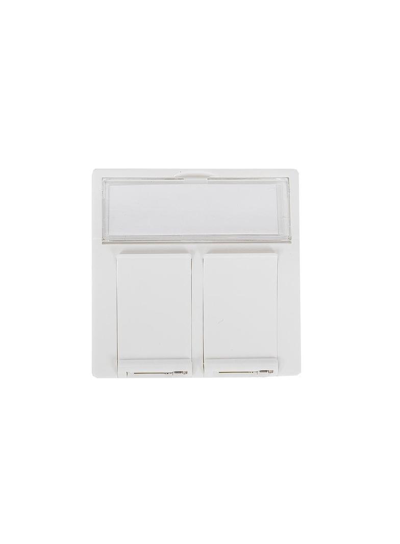 Adapter MMC 45x45mm dla 2xRJ45 BC