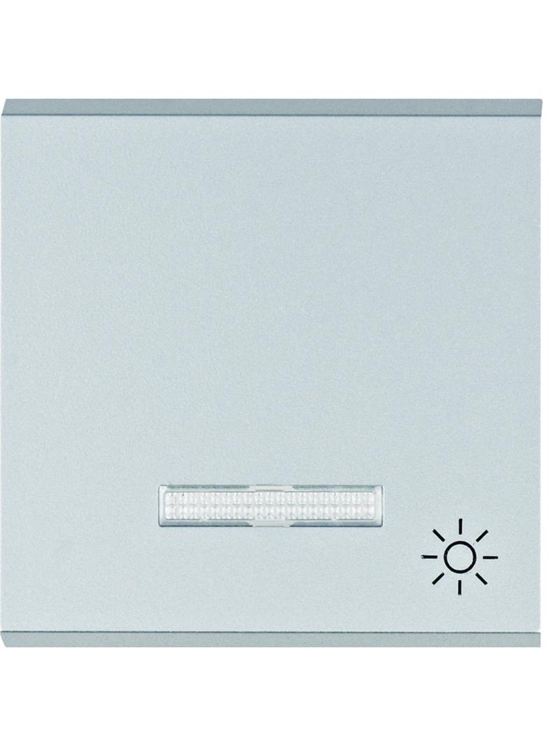 lumina Klawisz kontrolny z symbolem „Światło”, srebrny