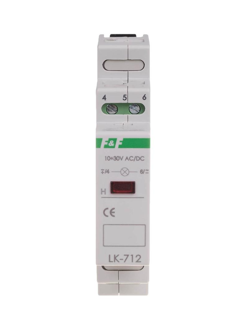 Lampka kontrolna zasilania - jednofazowa LK-712 G 30-130V LK-712G-30-130V F&F