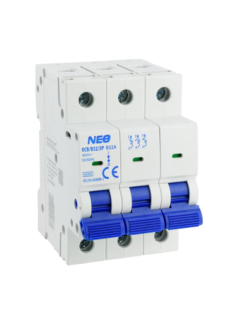 Wyłącznik nadprądowy 6kA 3P B32A OCB/B32/3P 87.640 OPATÓWEK