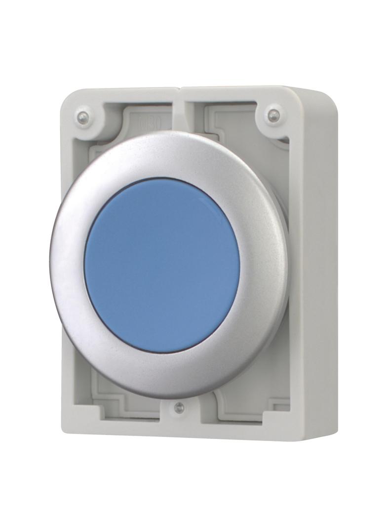 M30C-FDR-B Przycisk 30mm płaski niebieski bez samopowrotu 182947 EATON