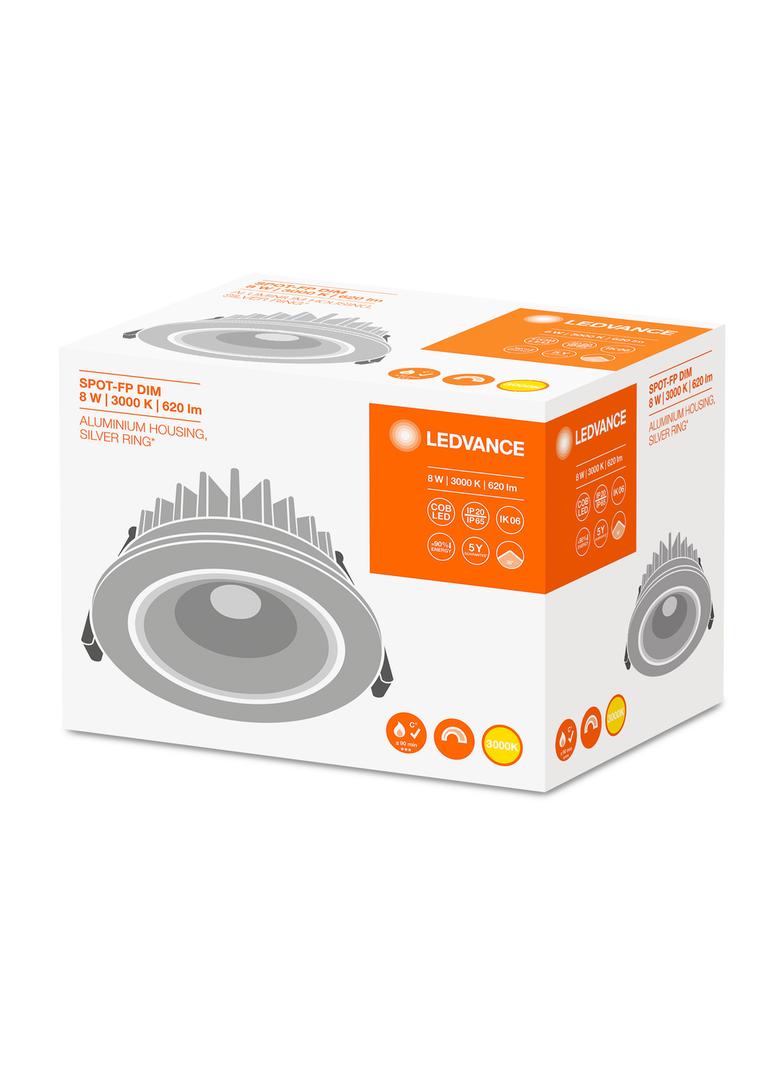 Oprawa SPOT FIREPROOF LED FIX 8W 3000K SI DIM IP65