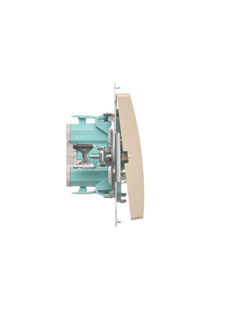 Simon Basic Przycisk światło 10A szybkozłączka beż