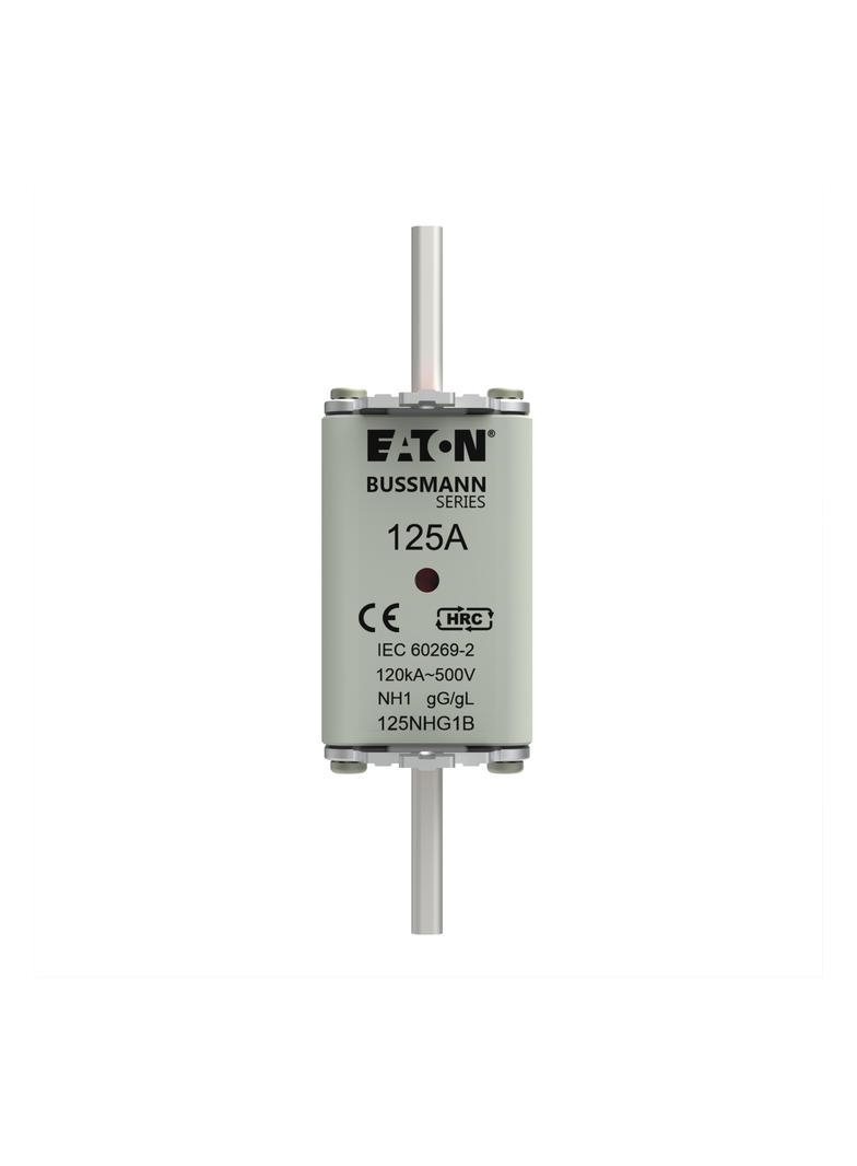 NH FUSE 125AMP 500V gG SIZE 1 DUAL IND Wkładka NH1 125A 500V GL/GG podwójny wskaźnik 125NHG1B EATON