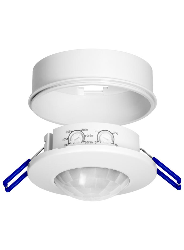 Czujnik ruchu 360° IP20 1200W zasięg max. 8m biały ORNO