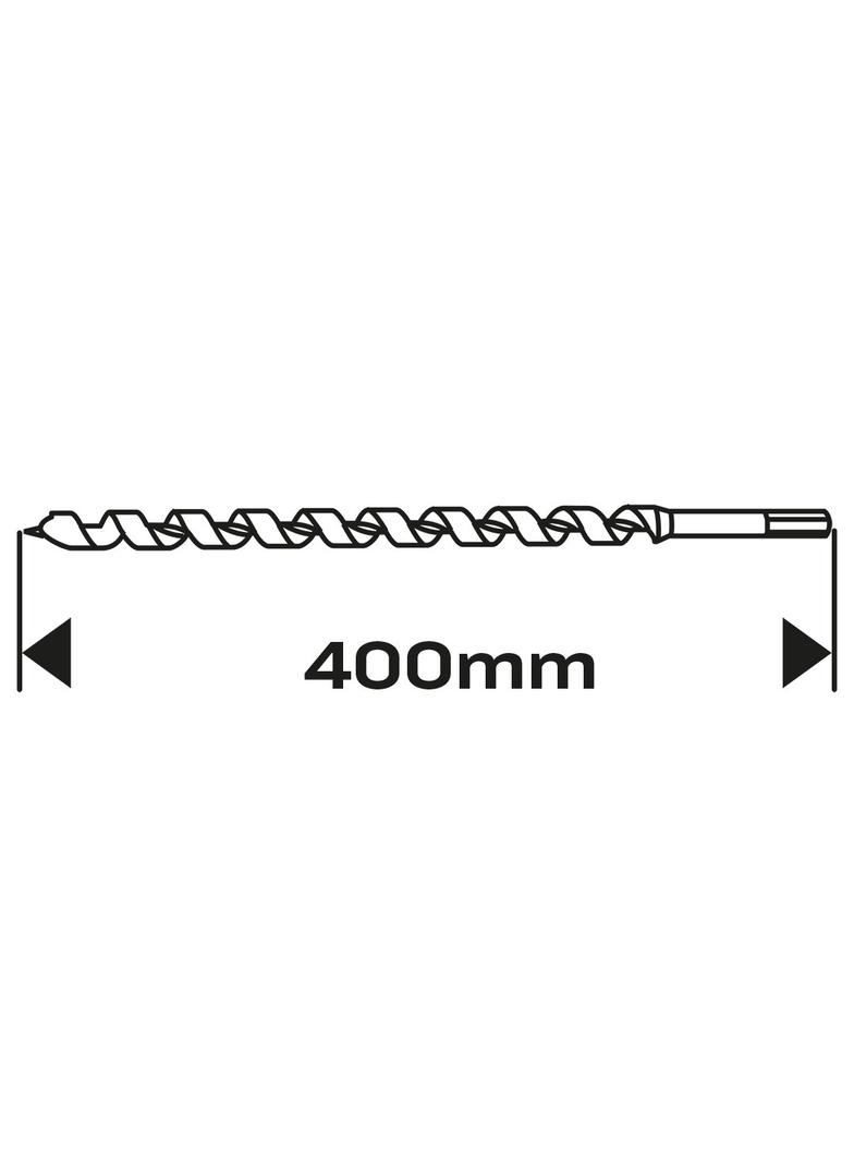 Wiertło do drewna spiralne, 20 x 400 mm