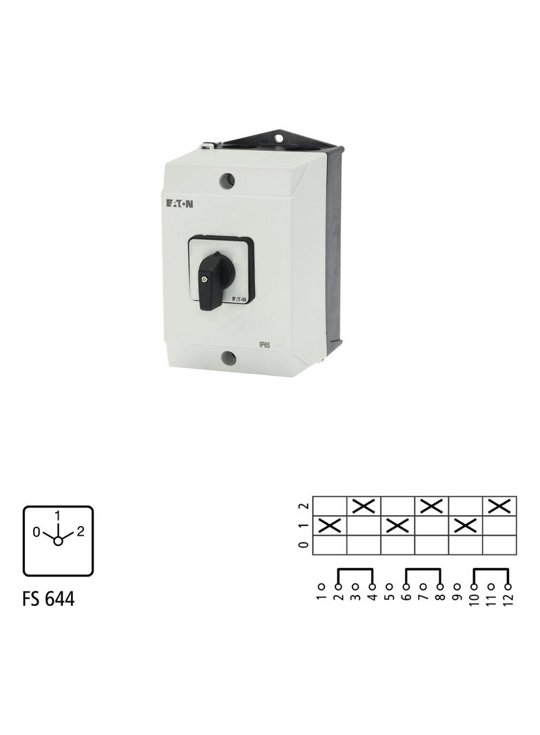 T3-3-8451/I2 Łącznik krzywkowy 32A 13kW 207189 EATON