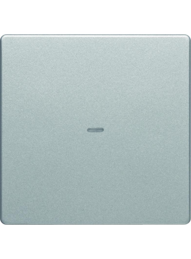 BERKER KNX e/s Q.x Klawisz z soczewką do modułu przycisku pojedyncza aluminium aksamit lakierowana. 80960221 HAGER