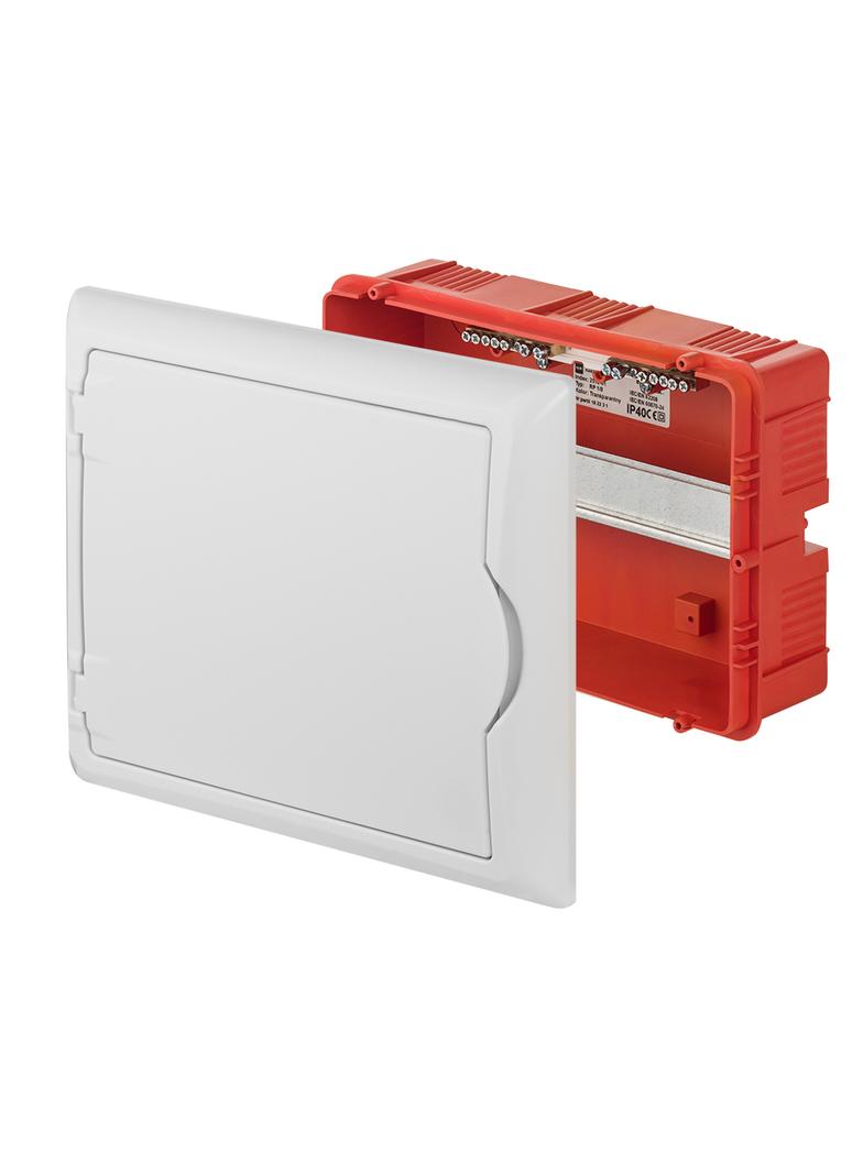 ECONOMIC BOX RP 1/8 drzwi białe (N+PE) IP 40