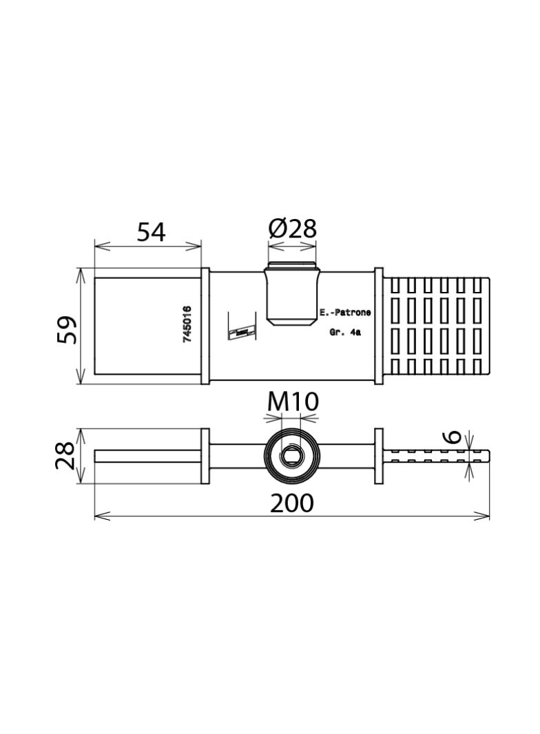 Wkładki uziemiające NH wielk. 4a
