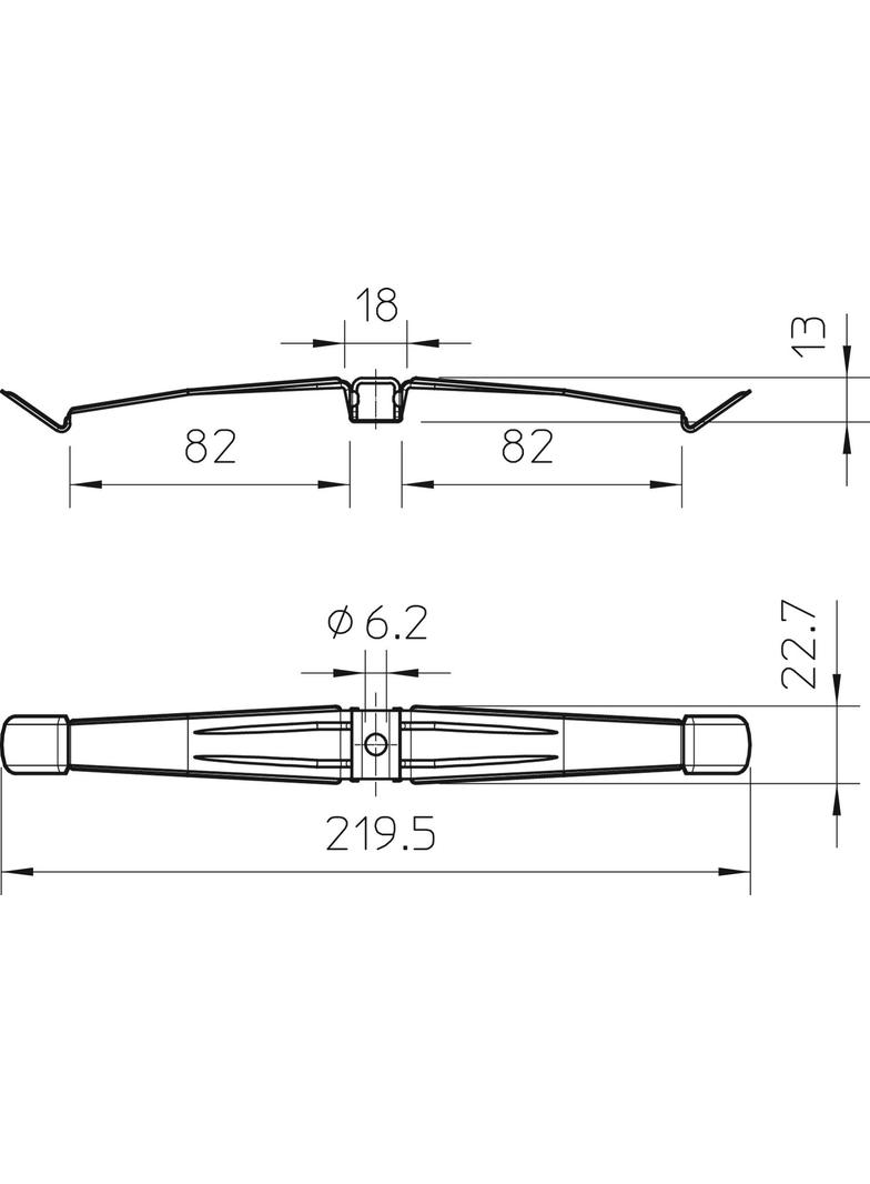 2033 M, KLAMRA KABLOWA 2033 VA