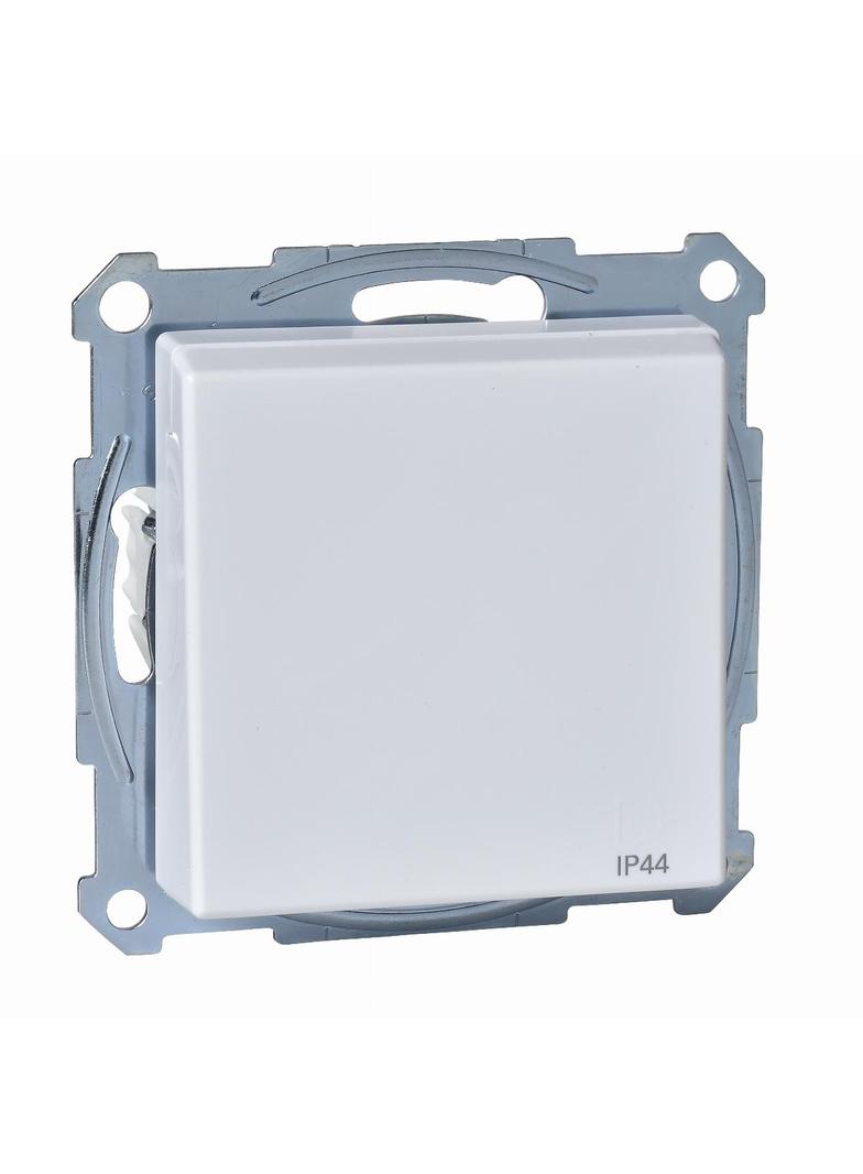 Gniazdo wtykowe SCHUKO z klapką i przesłoną, IP44, b.śrub., B.A, P, Sys M