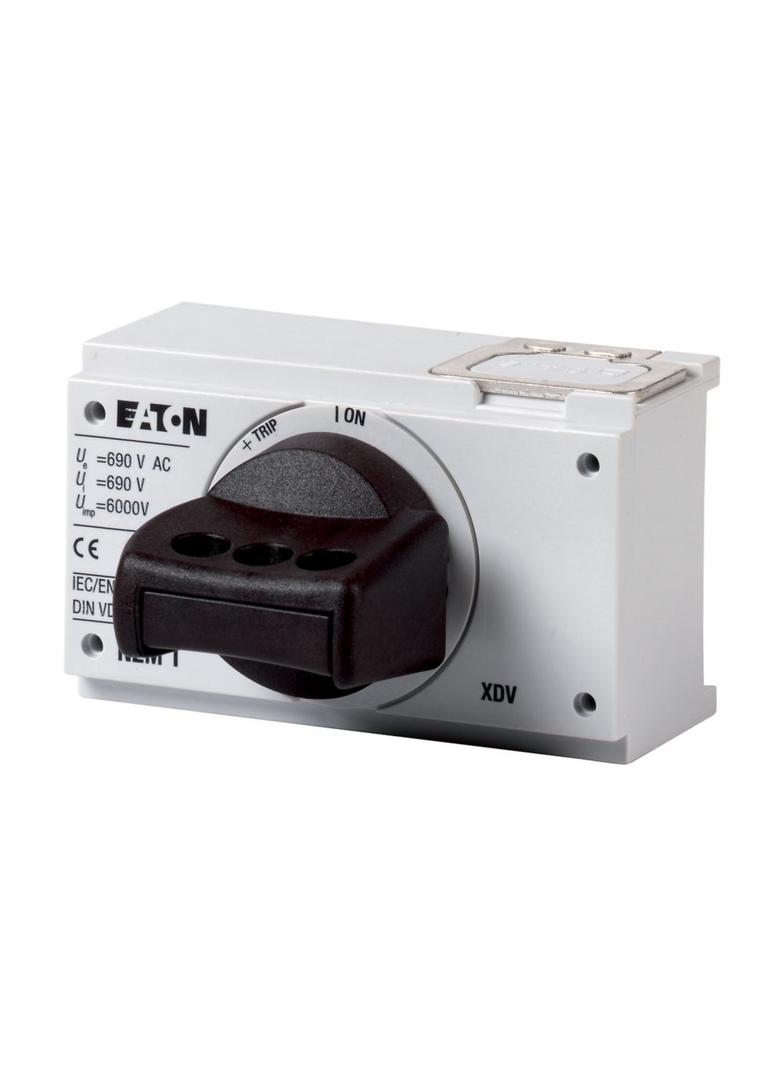 NZM1-XDV Napęd bezpośredni czarny z blokadą 260125 EATON