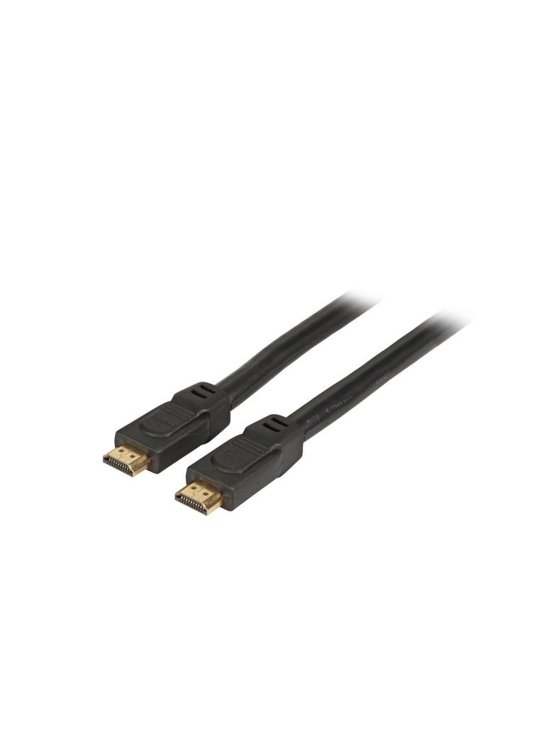 Kabel HighSpeed HDMI™ czarny Eth. A-A, M-M 4K60Hz, 1,0m czarny