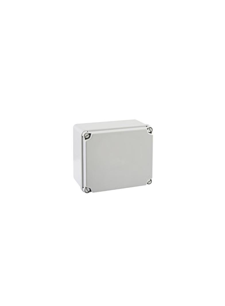 PUSZKA SERII „LIGHT” PUSZKA INSTALACYJNA LIGHT POKRYWA PEŁNA, GŁADKA 162x116x76 (6xM25, 4xM40) IP66/67 EL-171 PCE