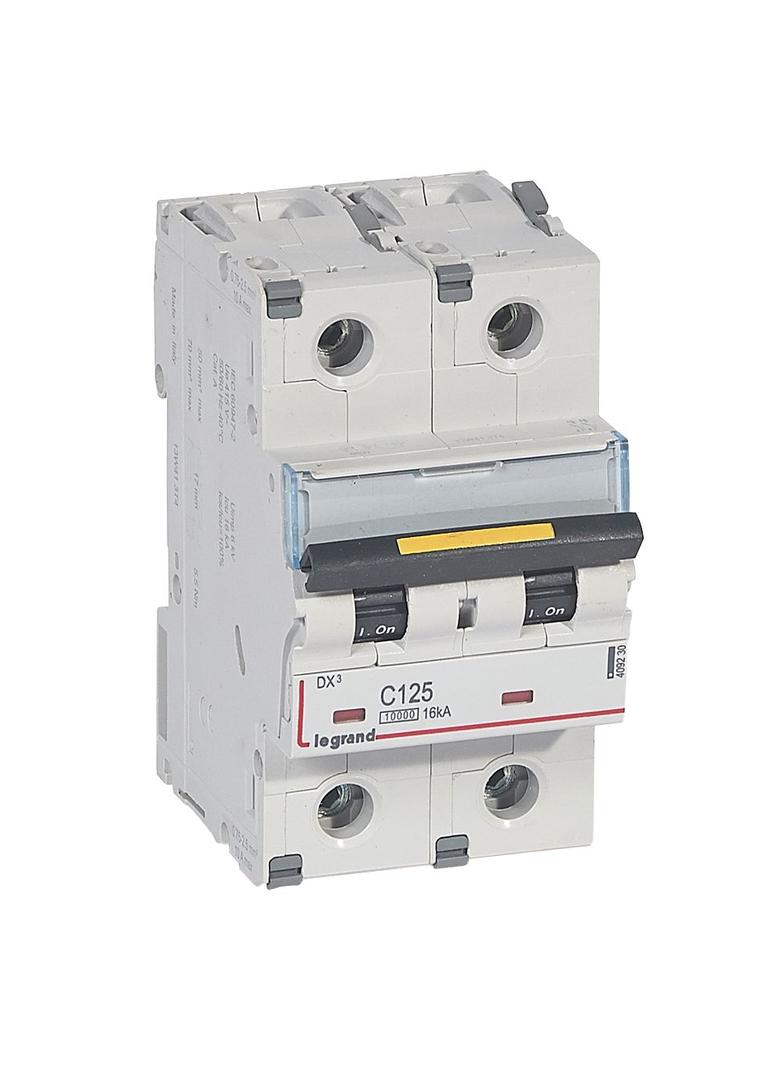 DX3 16 Ka Wyłącznik Dwubiegunowy 125A 409230 LEGRAND