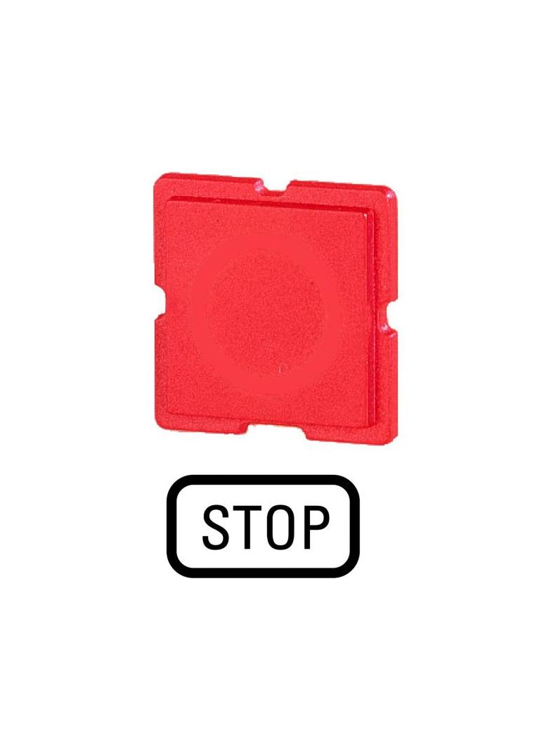 110TQ25 WKŁADKA PRZYCISKU CZERWONA, STOP