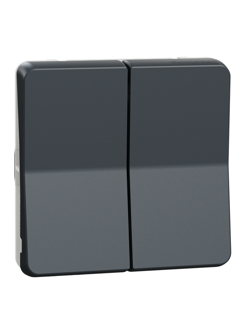 Mureva, mechanizm przycisku podwójnego, antracytowy