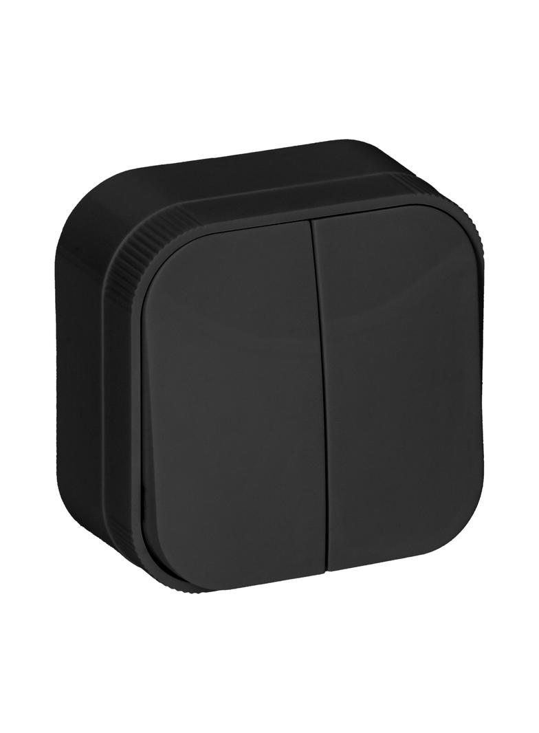 Łącznik świecznikowy natynkowy ToDo IP20, czarny