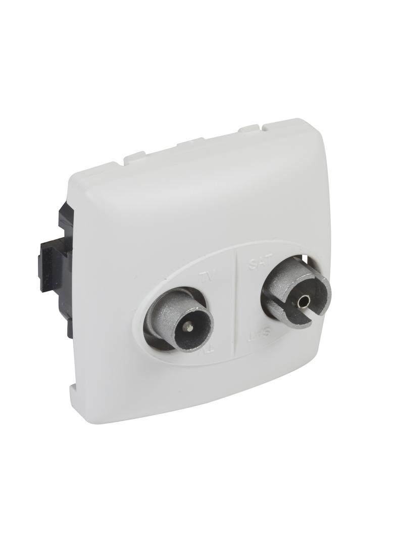 OTEO GNIAZDO TV-RD TYPU GWIAZDA BIAŁE, Legrand