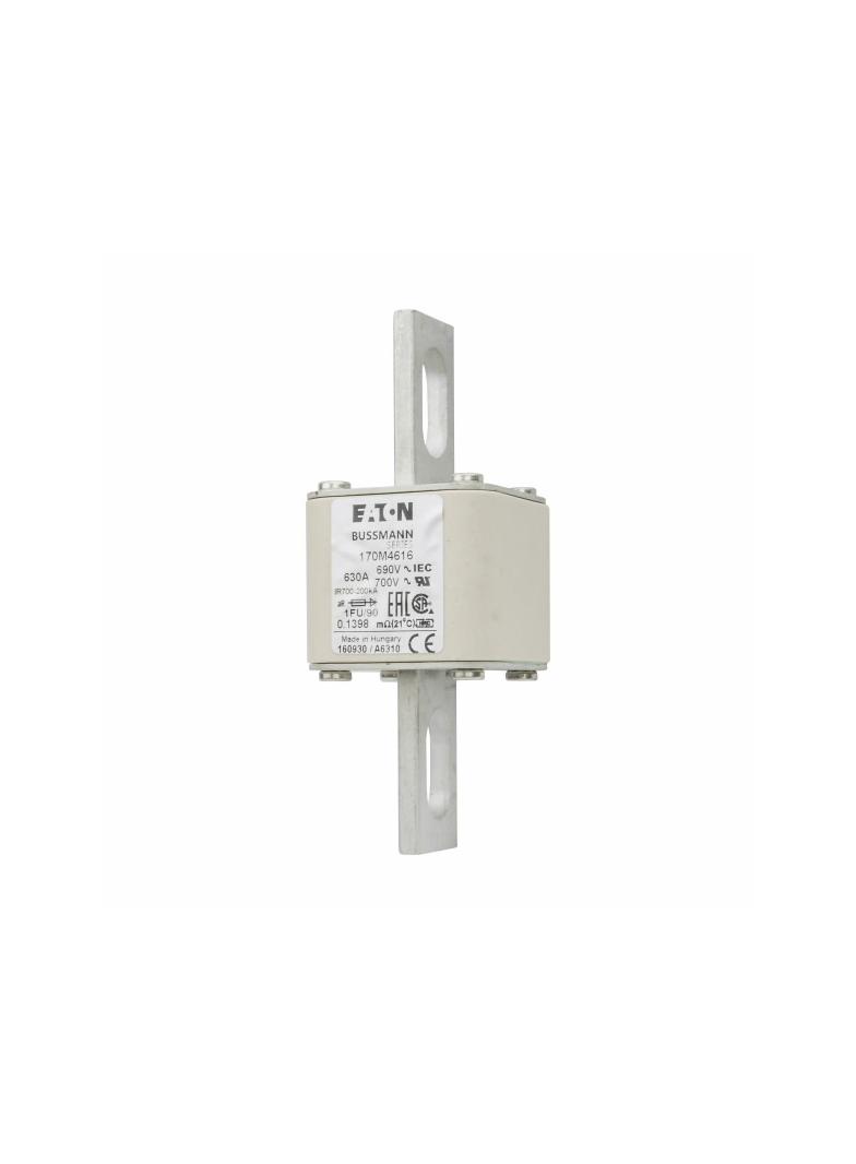 FUSE 630A 690V 1FU/90 AR UC Wkładka szybka 630A AC 690V rozmiar 1 53x69x136 mm aR IEC UL, 170M4616 E
