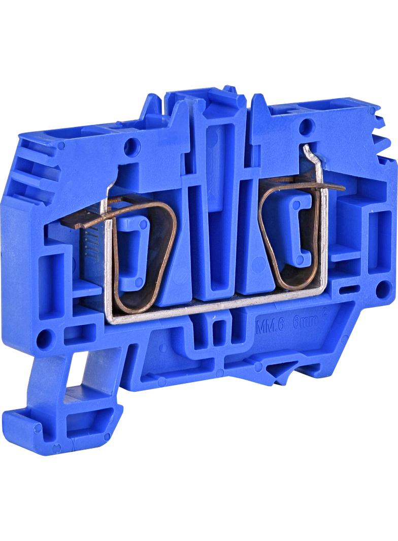 ESP-HMM.6B Złączka sprężynowa 6 mm2 (niebieska)