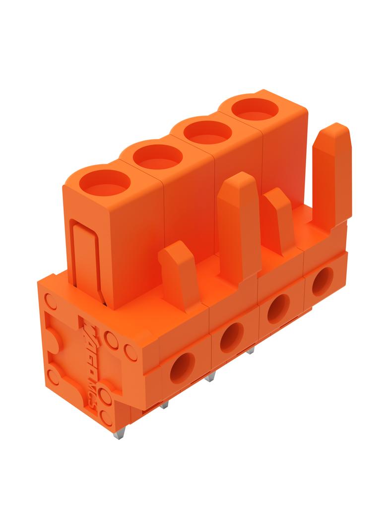 MCS-MIDI Classic gniazdo 4-bieg. pomarańczowe raster 5,08 mm