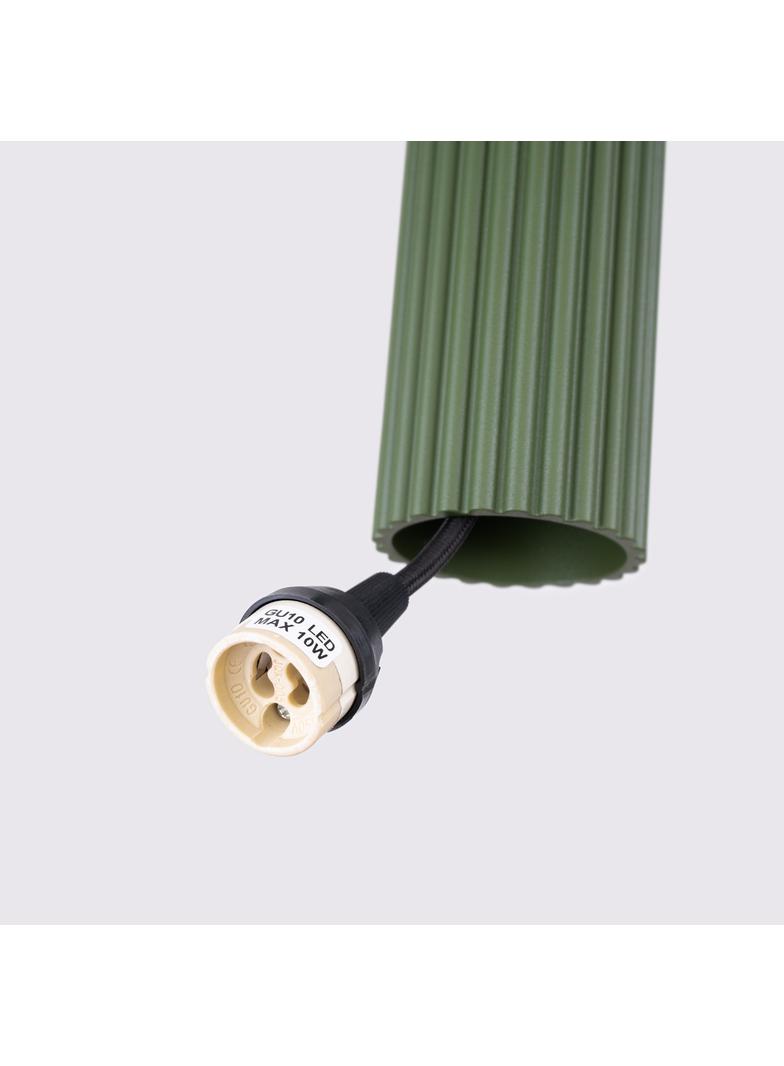 Sollux Lampa wisząca KARBON 2 zielona oliwka SL.1612