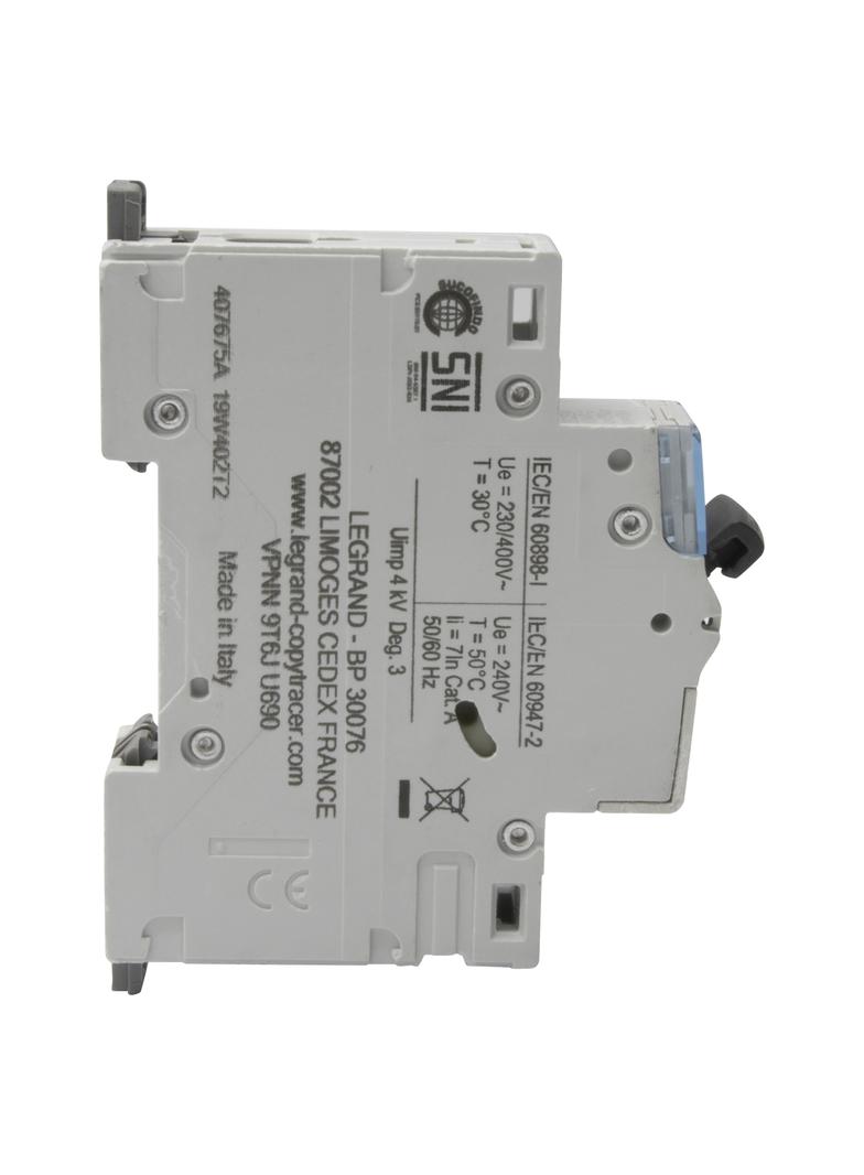 Wyłącznik Nadprądowy S 301 1P C50A 6kA DX3 407675 LEGRAND