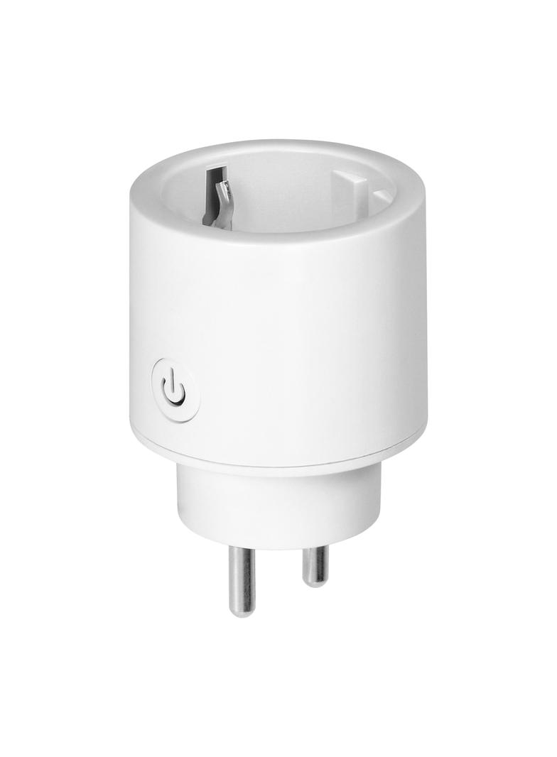 Gniazdo bezprzewodowe Tuya Smart Wi-Fi, Schuko, białe