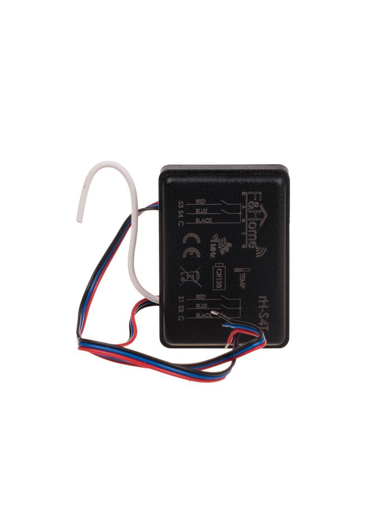 Nadajnik czterokanałowy z sondą temperatury z zasilaniem bateryjnym