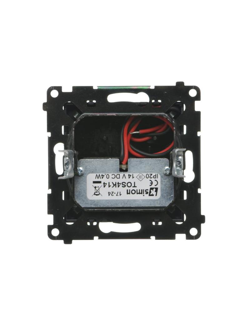 Simon 55 Oprawa oświetleniowa LED 14V (0,4 W) Barwa neutralna 4200K Czarny mat