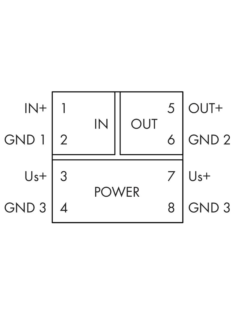 JUMPFLEX przetwornik separacyjny ze wzmocnieniem