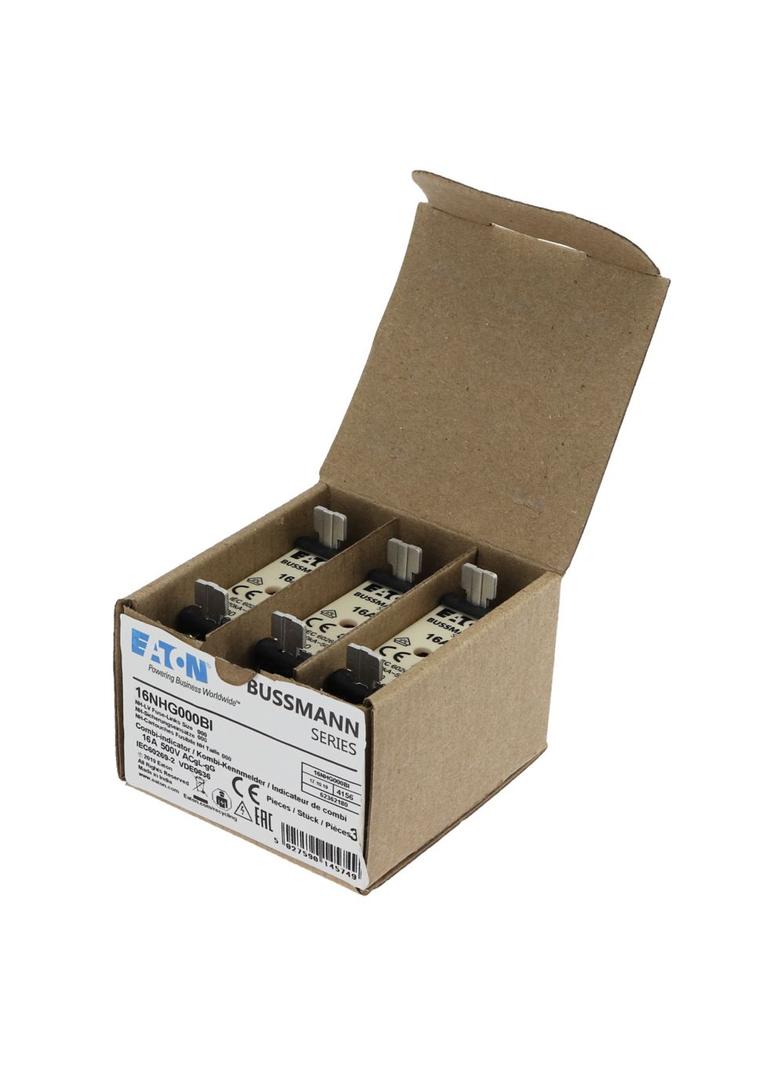16NHG000BI Wkładka NH 16A 500V GL/GG rozmiar 000 16NHG000BI EATON