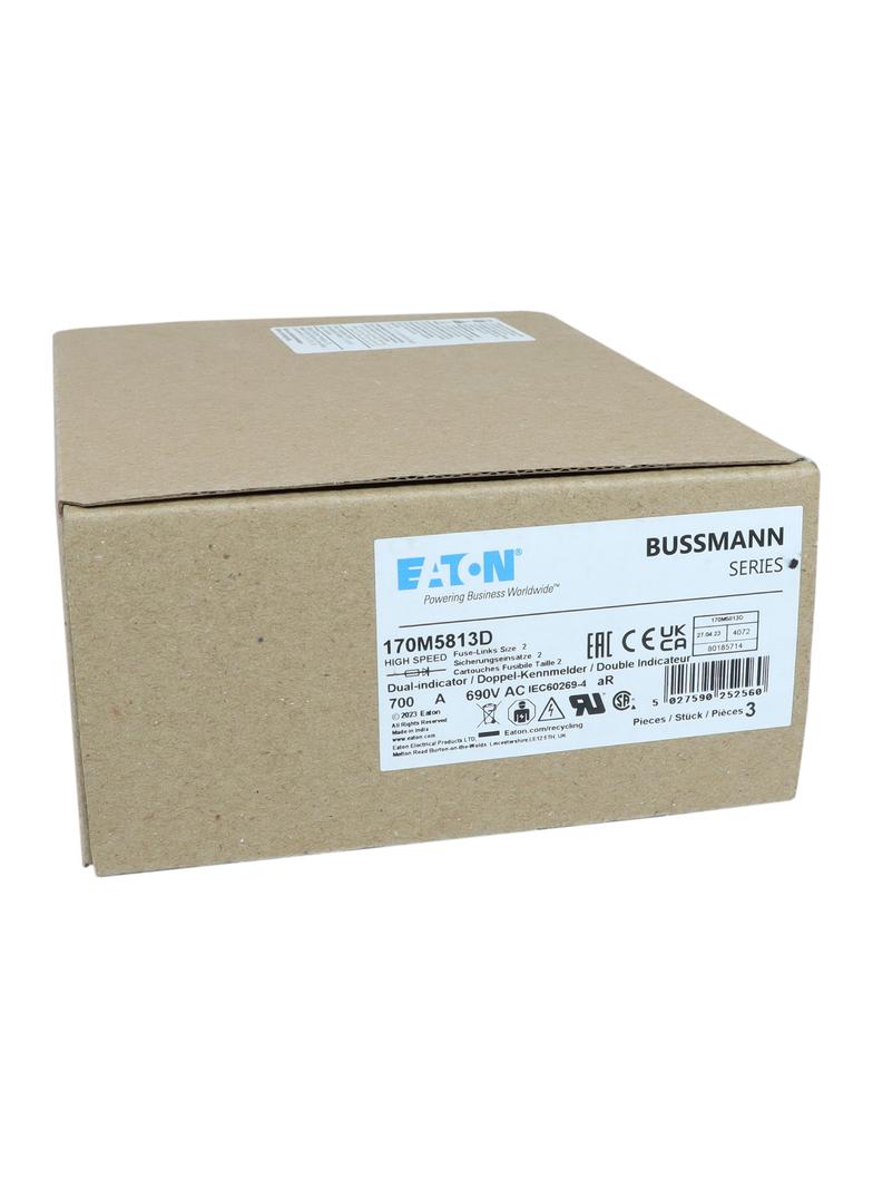 700A 690V aR DIN 2 HSDNH FUSE Wkładka szybka 700A AC 690V DIN 2 aR DIN IEC podwójny wskaźnik 170M581