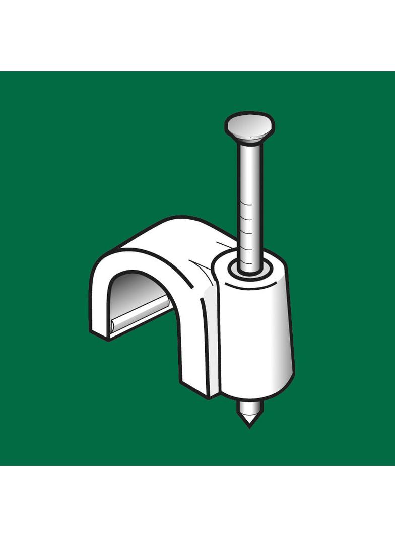 Uchwyt kablowy okrągły FLOP-7 (100 szt.)