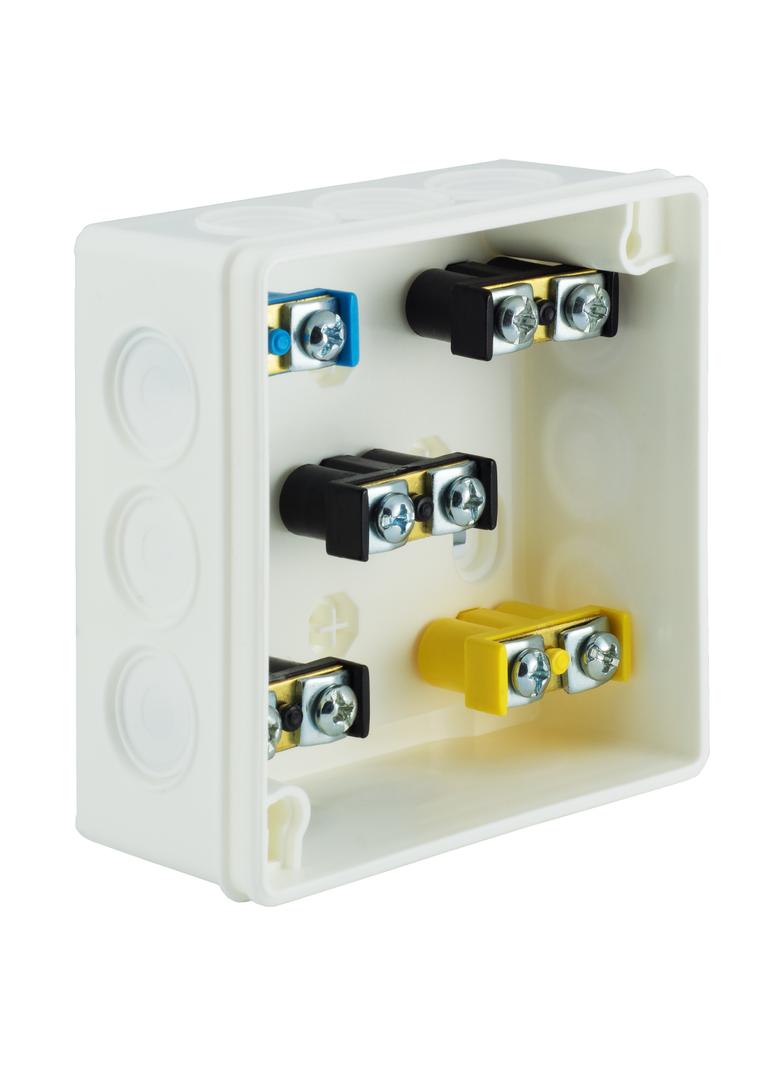 VP-03 Puszka n/t 86x86x40mm IP55 12-wl klik Z-sł. Z-ac. biała VP 003-51 61.116 OPATÓWEK