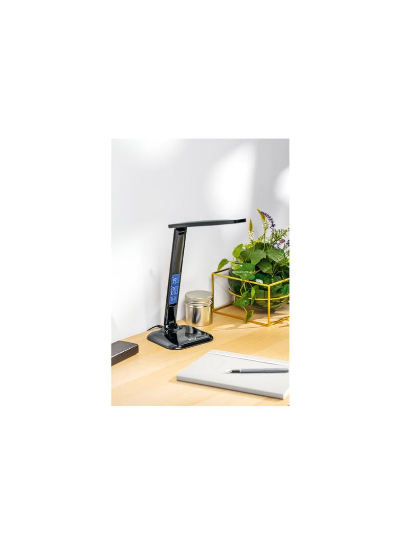 LAMPKA BIURKOWA LINEAR II, LED, 7W, 420lm, 3-CCT, AC220-240V, IP20, 5 STOPNIE ŚCIEMNIANIA, CZARNY