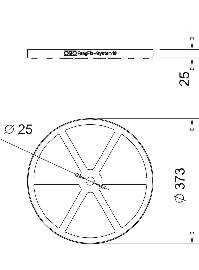 F-FIX-B16 3B, Ochronna krawędzi podstaw bet.